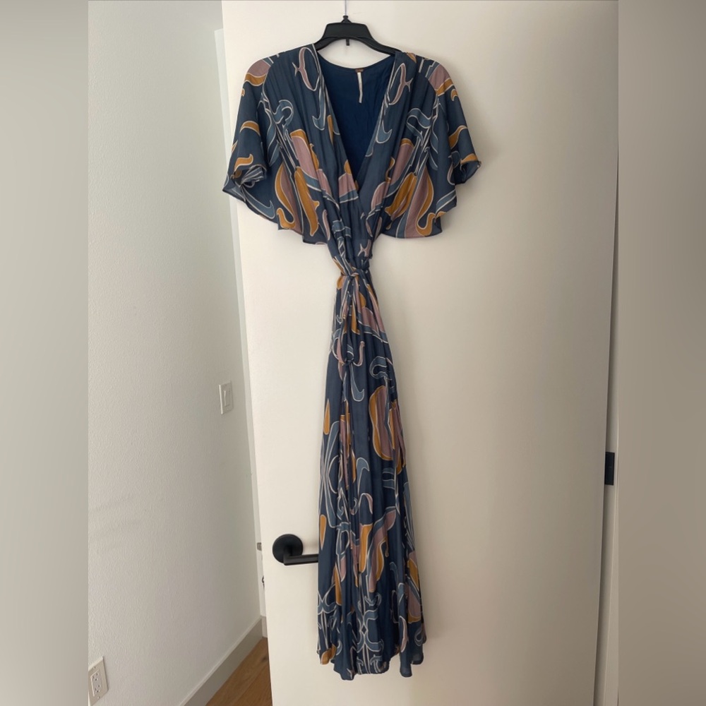 Free People Boho Art Nouveau Dress Small